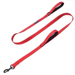Best leash for german shepherds Max and Neo Double Handle Traffic Dog Leash Reflective